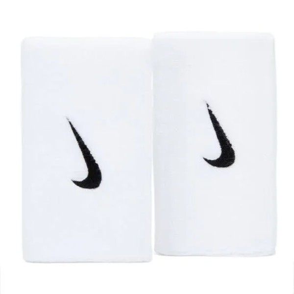 Encontraproduto.com.br - Munhequeira Longa Swoosh com c/ 2 Unidades Branca - Nike