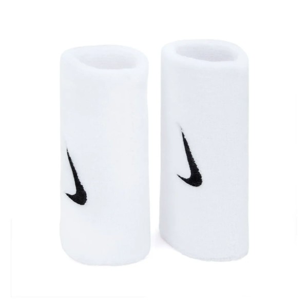 Encontraproduto.com.br - Munhequeira Longa Swoosh com c/ 2 Unidades Branca - Nike