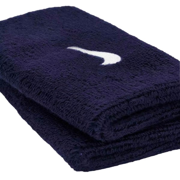 Encontraproduto.com.br - Munhequeira Longa Swoosh com c/ 2 Unidades Azul Marinho - Nike