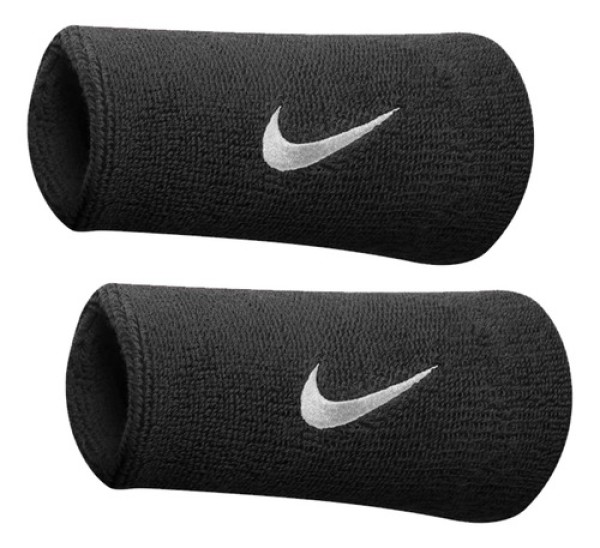 Encontraproduto.com.br - Munhequeira Longa Swoosh com c/ 2 Unidades Azul Marinho - Nike