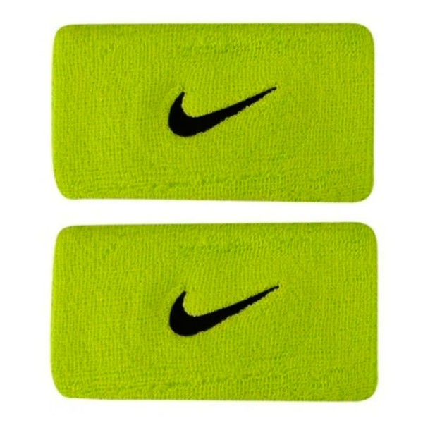 Encontraproduto.com.br - Munhequeira Longa Swoosh com c/ 2 Unidades Verde - Nike