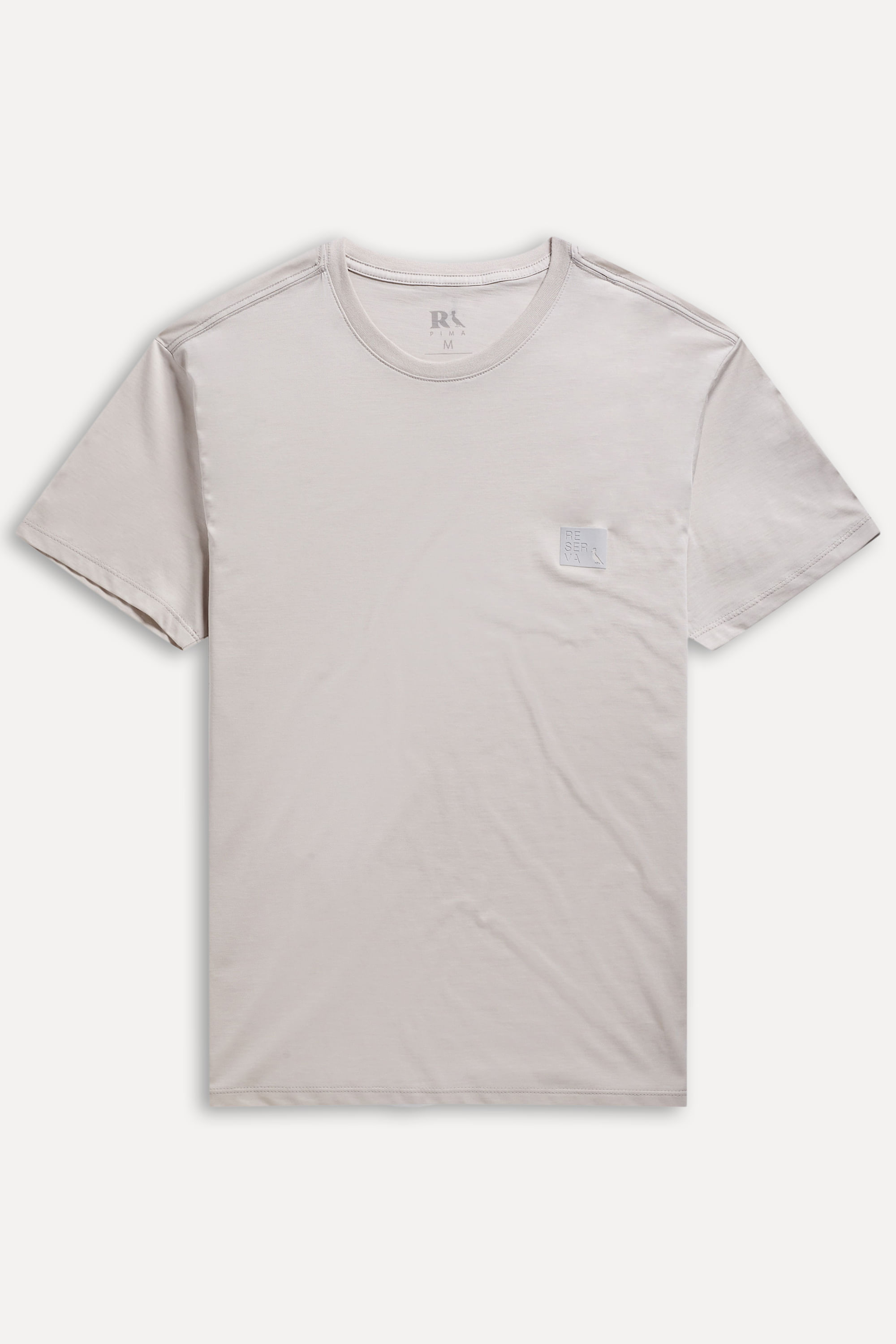 Camiseta Pima Estampa Minimal Quadrada