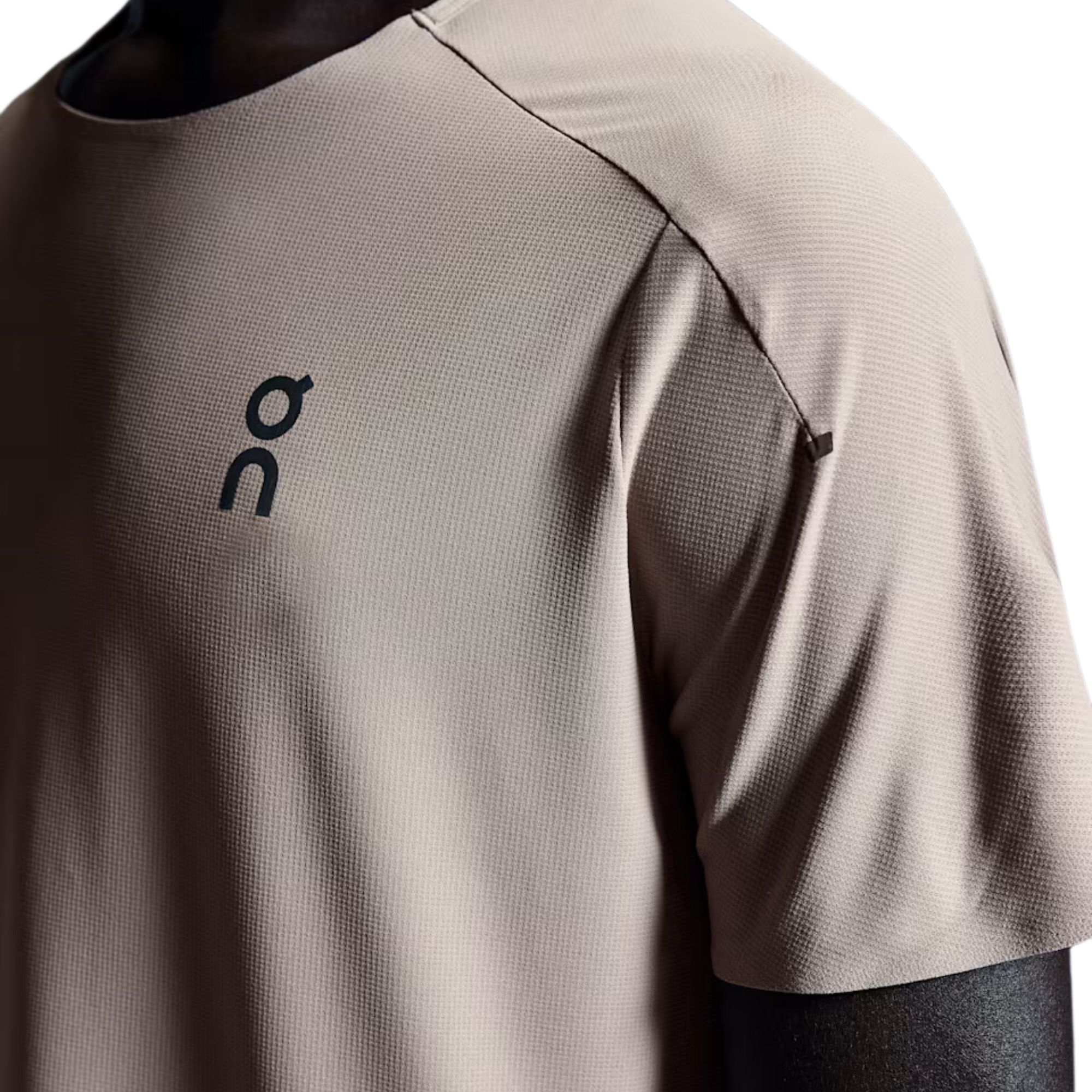 Encontraproduto.com.br - Camiseta On Running Performance-T Masculina - Marrom/Bege
