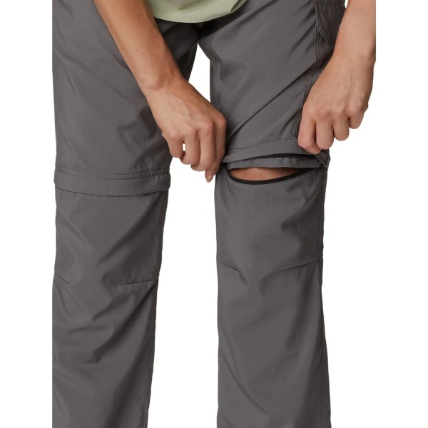 Encontraproduto.com.br - Calça Columbia Silver Ridge Utility Convertible Feminina - Cinza