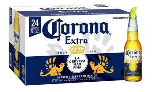 Encontraproduto.com.br - Kit com 24 Cervejas Corona 330ml Long Neck