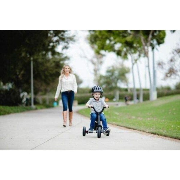 Encontraproduto.com.br - Joovy 1103 Triciclo Infantil para Passeio com Assento Ajustavel 8 Estagios Idade Recomendada 6 Meses a 5 Anos Laranja
