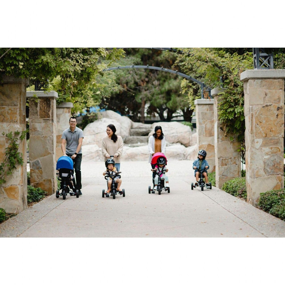 Encontraproduto.com.br - Joovy 1103 Triciclo Infantil para Passeio com Assento Ajustavel 8 Estagios Idade Recomendada 6 Meses a 5 Anos Laranja