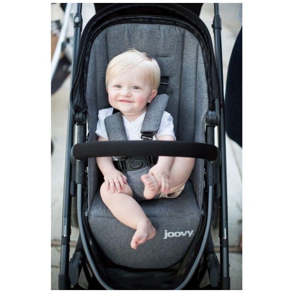 Encontraproduto.com.br - Carrinho de Bebê Modular Personalizável, Joovy Qool, Cinza