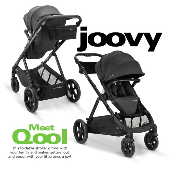 Encontraproduto.com.br - Carrinho de Bebê Modular Personalizável, Joovy Qool, Preto Jato