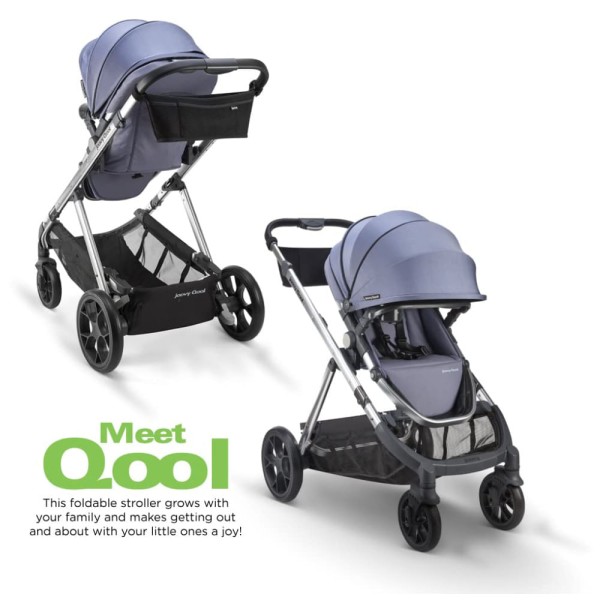 Encontraproduto.com.br - Carrinho de Bebê Modular Personalizável, Joovy Qool, Roxo Ardósia