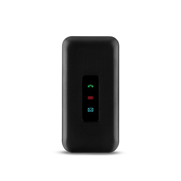 Encontraproduto.com.br - Obaphone Flip 3G Dual Chip com Botão SOS + Rádio FM + MP3 + Bluetooth + Câmera Preto - OB037OUT [Reembalado]