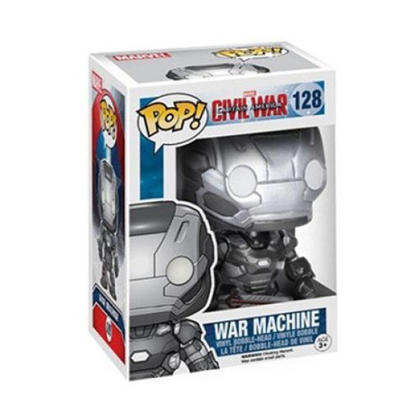 Encontraproduto.com.br - War Machine Guerra Civil - Pop Vinyl - 12 Cm - Funko