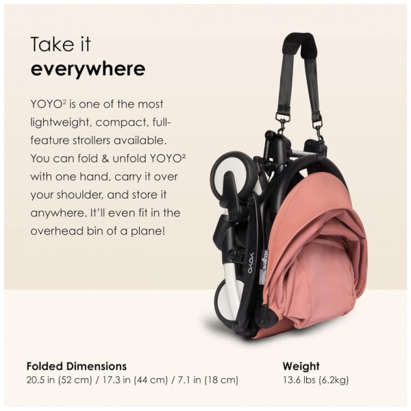 Encontraproduto.com.br - Carrinho de Bebê para Passeio Compacto Leve com Almofada de Assento e Dossel Adequado para crianças de até 22kg, BA...