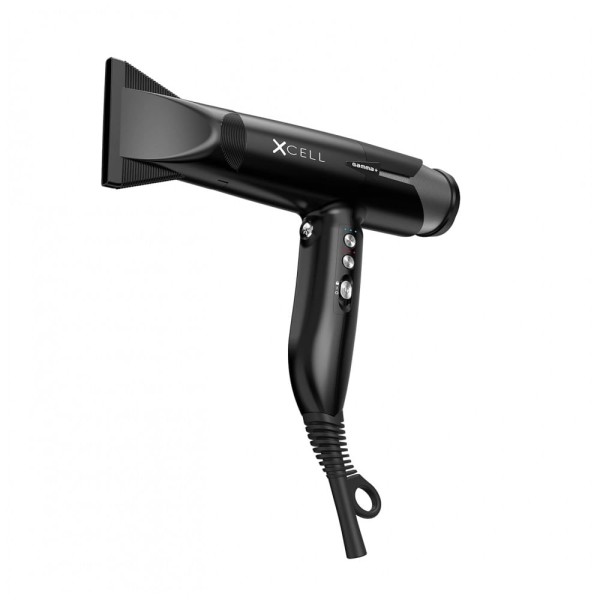 Encontraproduto.com.br - Secador de Cabelo Profissional com 12 Temperaturas, 110v, GAMMA, Preto