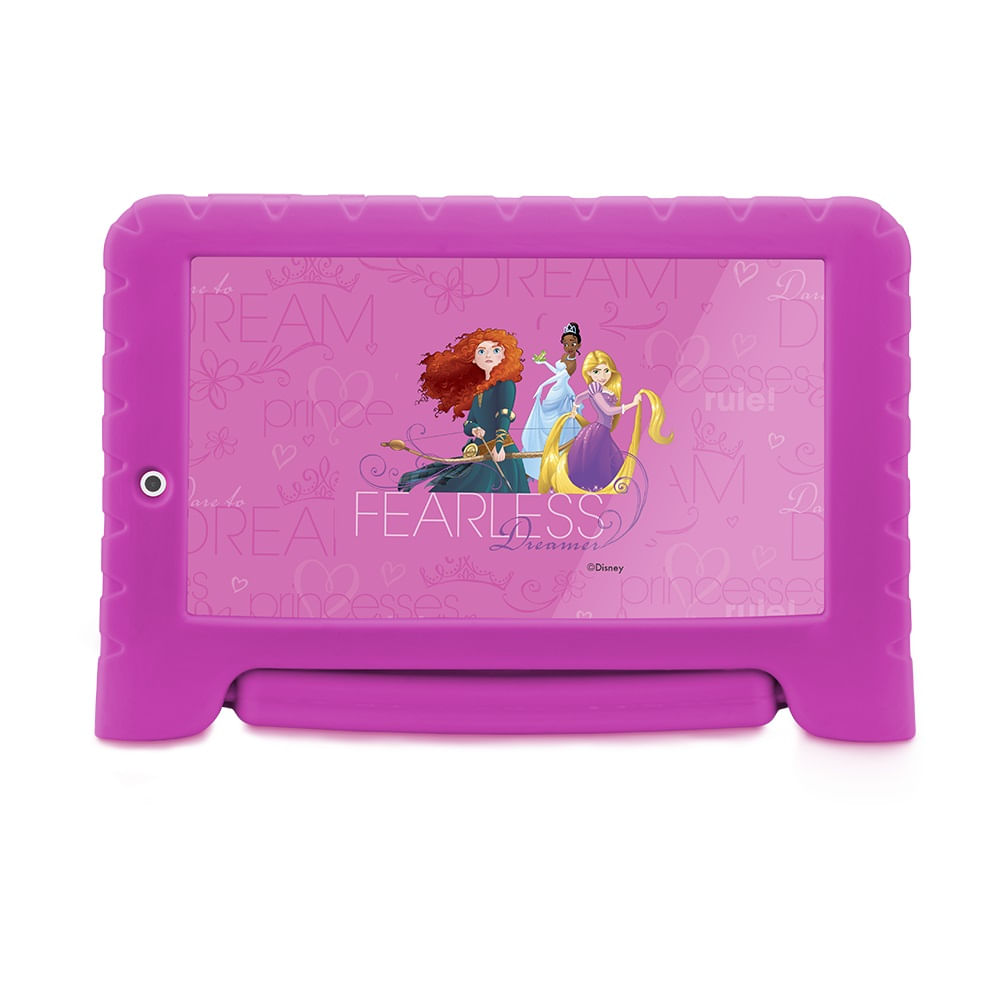 Encontraproduto.com.br - Tablet Multilaser Disney Princesas Plus 16GB Tela 7 Pol. Quad Core Dual Câmera Rosa - NB308OUT [Reembalado]