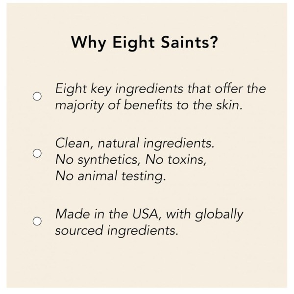 Encontraproduto.com.br - Creme Facial Noturno Anti Envelhecimento Natural e Orgânico Para Rosto com Niacinamida e Ácido Hialurônico, 59 mL, EIGHT SAINTS, Branco