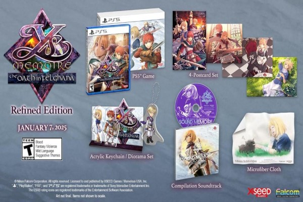 Encontraproduto.com.br - Ys Memoire: The Oath in Felghana - D1 Refined Edition - PS5