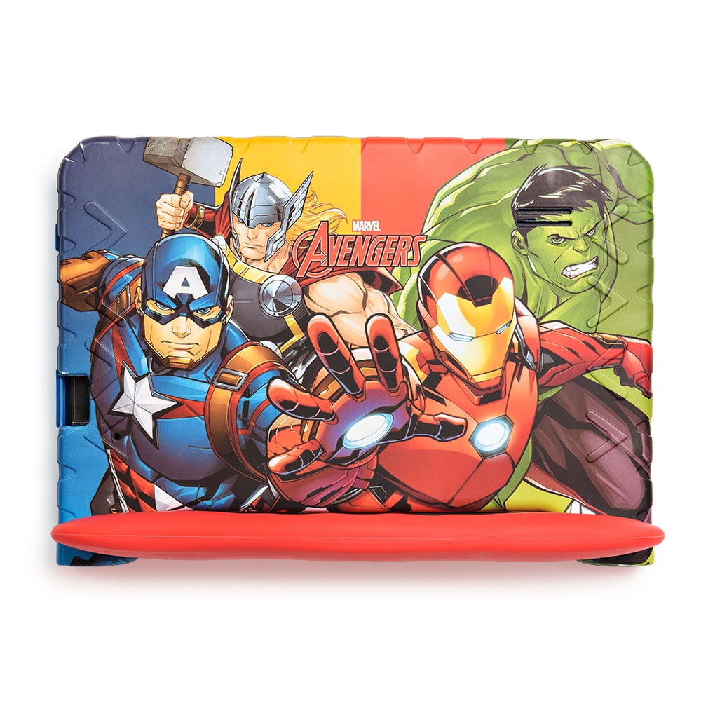 Tablet Infantil Avengers 4GB RAM + 64GB + Tela 7 pol + Case + Wi-fi + Android 13  + Quad Core Multi - NB417OUT [Reembalado]