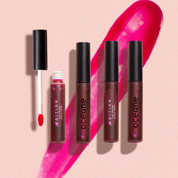 Encontraproduto.com.br - Kit Lip Tint Pink + Caneta Delineadora Preta Océane Edition (2 Produtos)