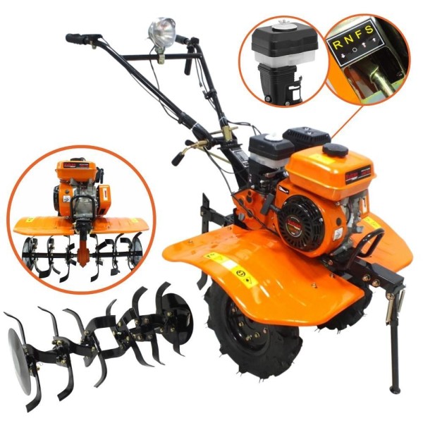 Encontraproduto.com.br - Motocultivador Tobata Vmc700 Com Enxadas E Rodas Tracionadas
