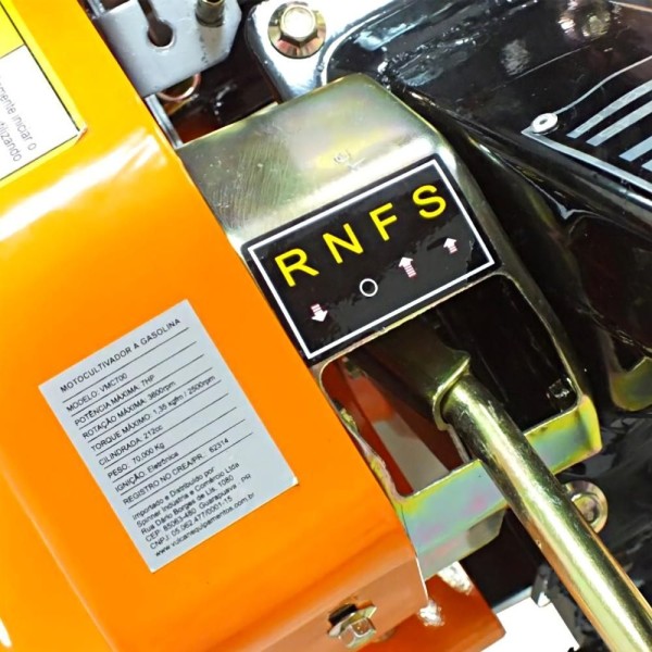 Encontraproduto.com.br - Motocultivador Tobata Vmc700 Com Enxadas E Rodas Tracionadas