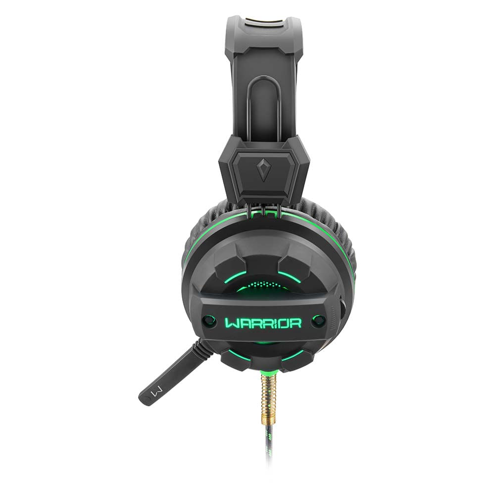 Headset Gamer Magne P2+USB Com LED Verde Warrior - PH143OUT [Reembalado]