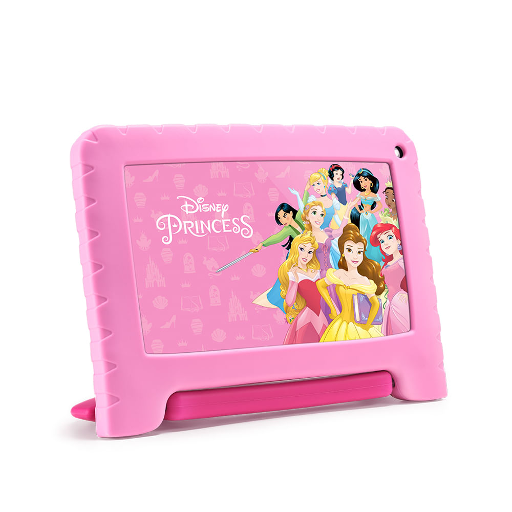 Tablet Princesas com Controle Parental 32GB + Tela 7 pol Android 11 (Go edition) Quad Core - Preto - NB372OUT [Reembalado]
