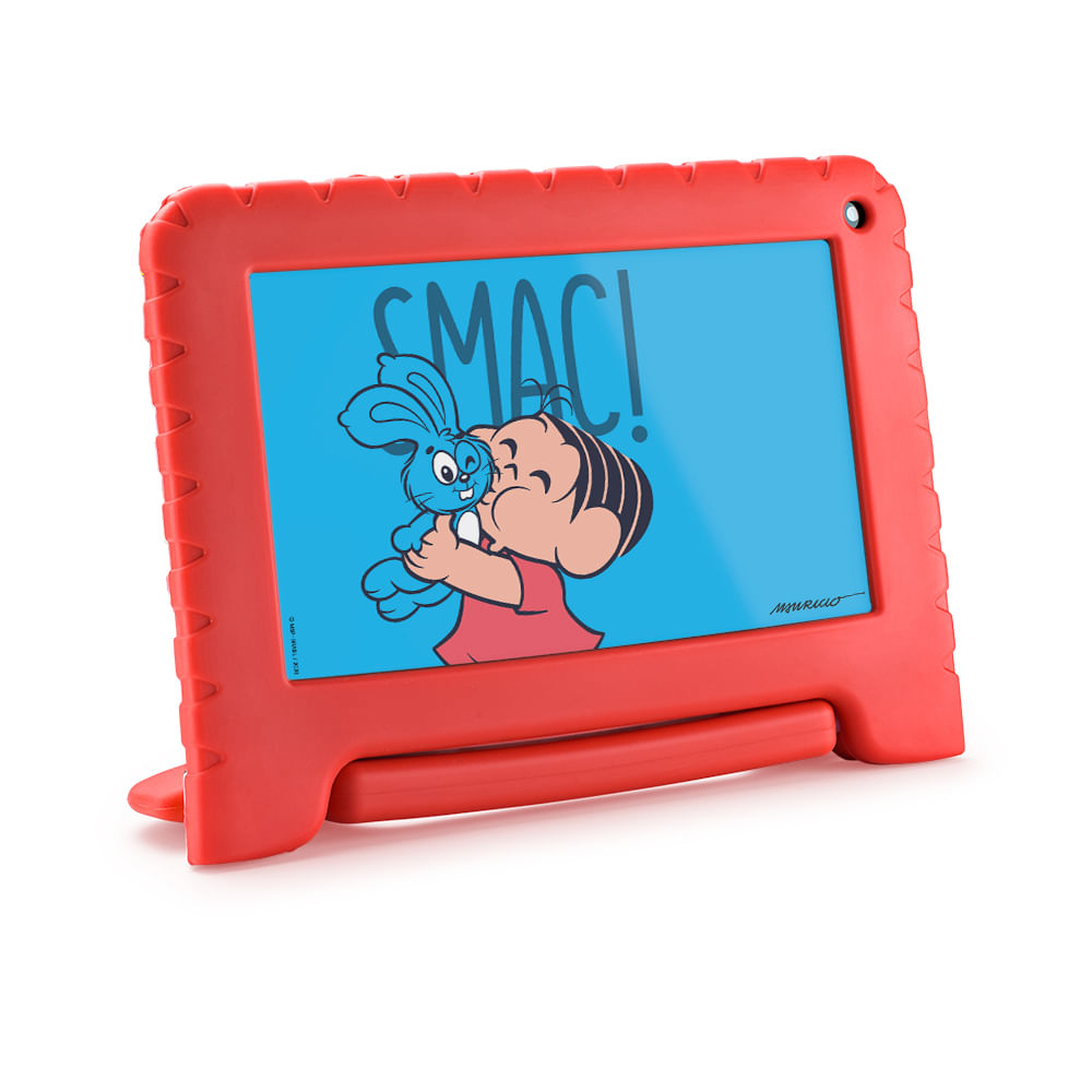 Encontraproduto.com.br - Tablet Turma da Mônica com Controle Parental 32GB Tela 7 pol. 1GB RAM Wi-Fi Android 11 (Go edition) Preto Multi - NB369OUT [Reembalado]
