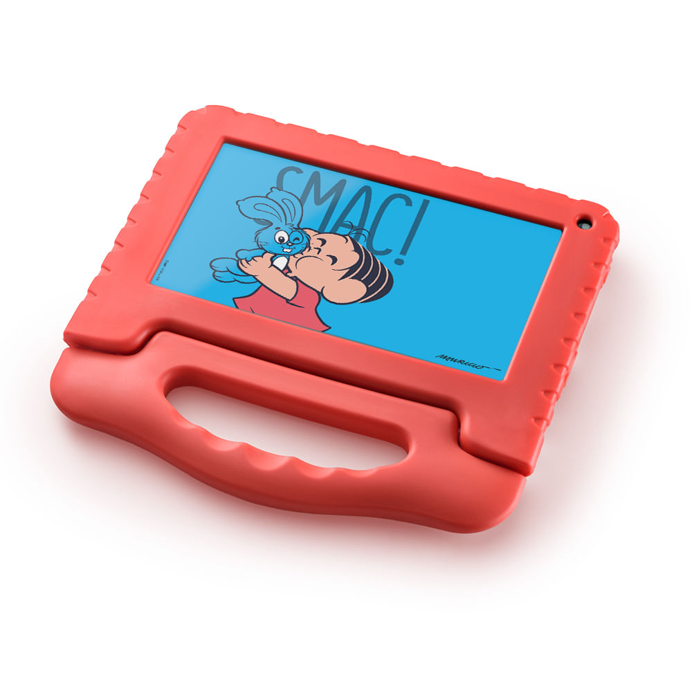 Encontraproduto.com.br - Tablet Turma da Mônica com Controle Parental 32GB Tela 7 pol. 1GB RAM Wi-Fi Android 11 (Go edition) Preto Multi - NB369OUT [Reembalado]