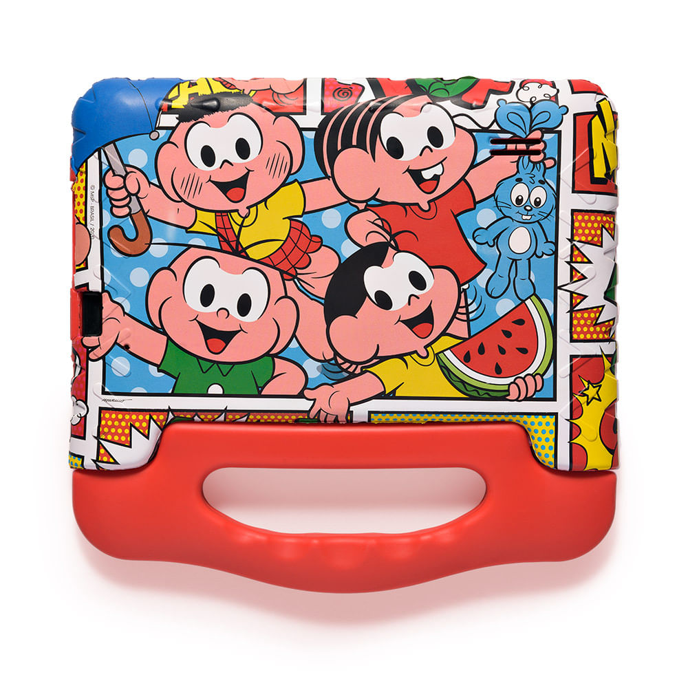 Encontraproduto.com.br - Tablet Turma da Mônica com Controle Parental 32GB Tela 7 pol. 1GB RAM Wi-Fi Android 11 (Go edition) Preto Multi - NB369OUT [Reembalado]