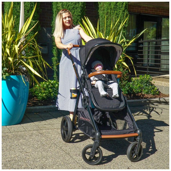 Encontraproduto.com.br - Carrinho de Bebê Moderno e Modular com 30 Configurações para 1 ou 2 Crianças, Venice Child, Preto Maverick