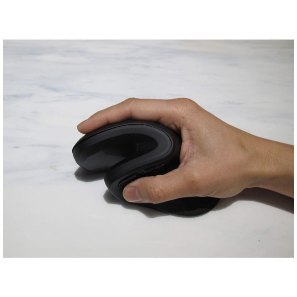 Encontraproduto.com.br - Mouse Ergonômico Vertical Óptico sem Fio Reduz a Tensão do Pulso com Sensibilidade Ajustável e Botões Silenciosos, 1000...