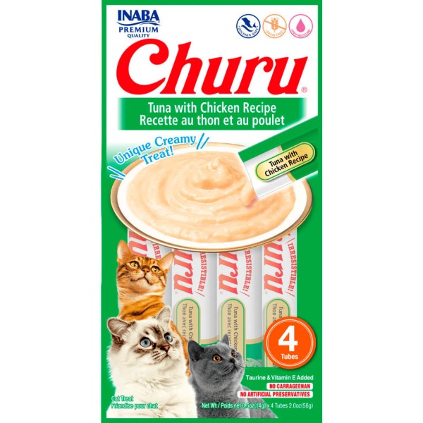 Encontraproduto.com.br - Churu Inaba Atum E Galinha 3880 14g (MP)