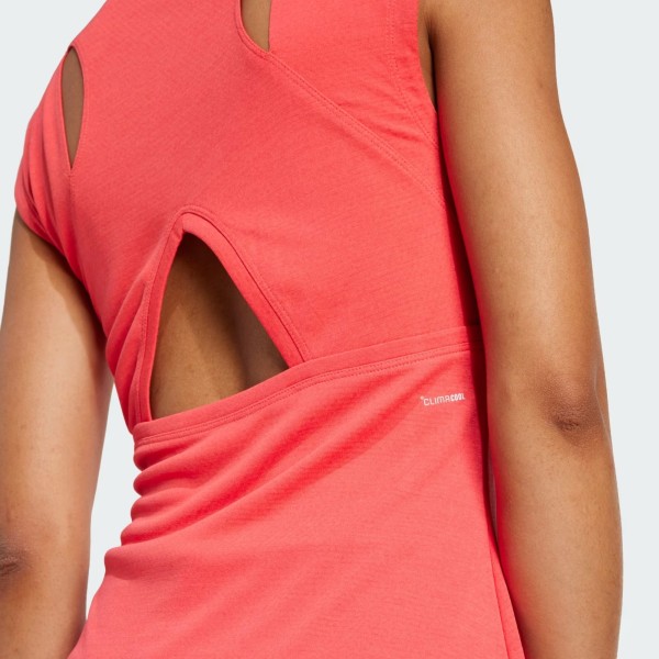 Encontraproduto.com.br - Vestido Adidas Tennis Pro Climacool Feminino - Vermelho