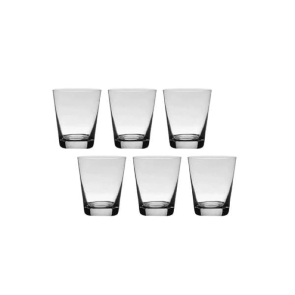 Jogo copos de whisky em cristal Bohemia Jive 330ml 6 peças