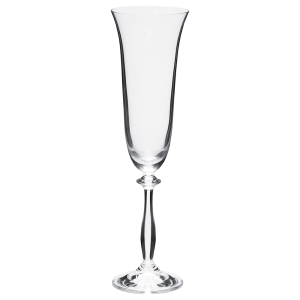 Encontraproduto.com.br - Taça de Cristal Bohemia Para Champanhe 190 ml Angela 6 Peças