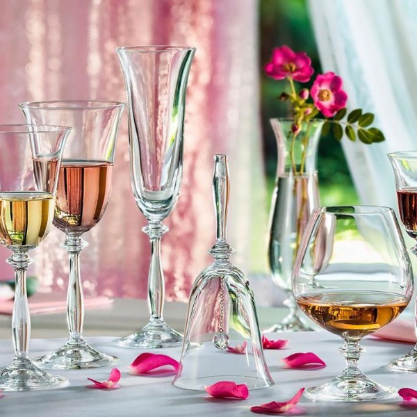 Encontraproduto.com.br - Taça de Cristal Bohemia Para Champanhe 190 ml Angela 6 Peças