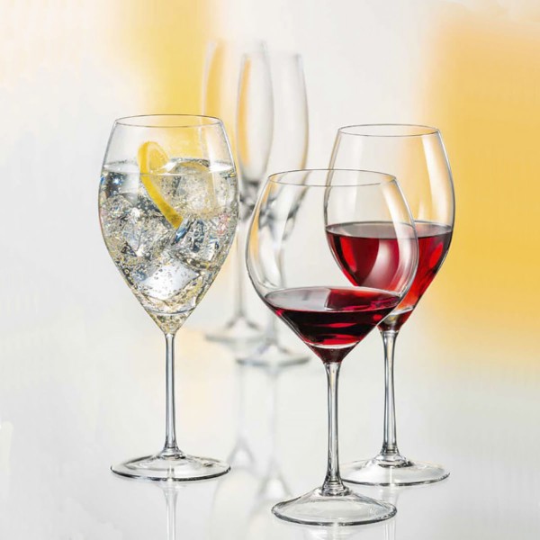 Encontraproduto.com.br - Taça De Cristal Bohemia Para Vinho Branco 390 ml Sophia 6 Peças