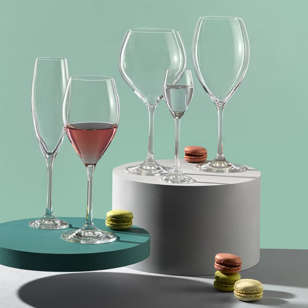 Encontraproduto.com.br - Taça De Cristal Bohemia Para Vinho Branco 390 ml Sophia 6 Peças