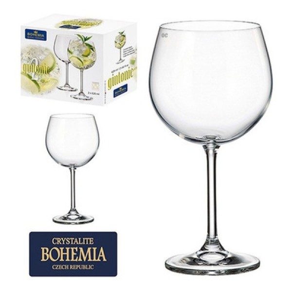 Encontraproduto.com.br - Bohemia Linda Taça Vinho 22X8X8Cm 450Ml Cristal Transp 6Pç