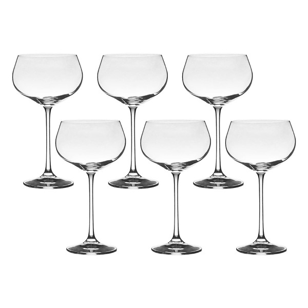 Taça de Cristal Bohemia Para Vinho Branco 300 ml Megan 6 Peças