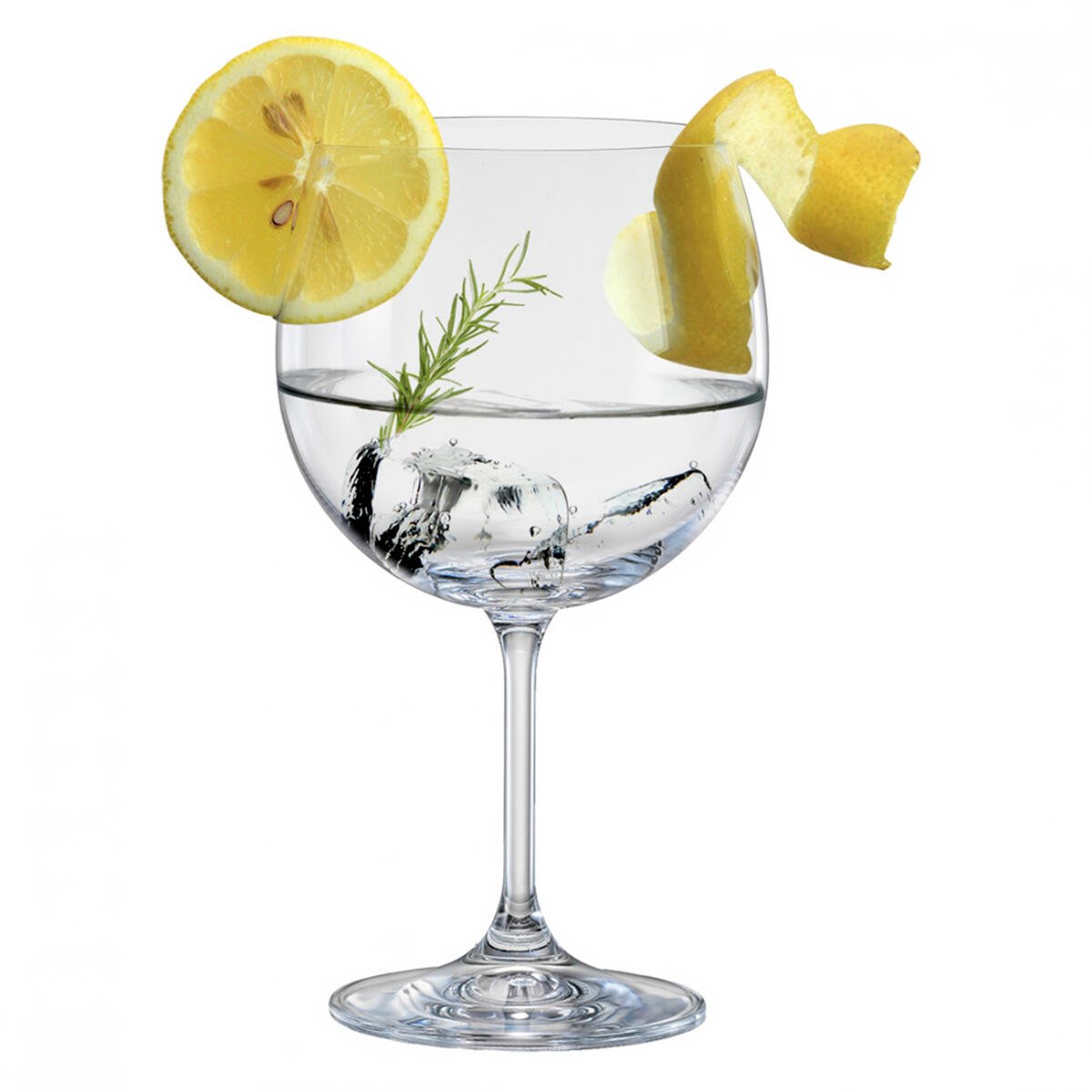 Encontraproduto.com.br - Conjunto de Taças para Gin Bohemia Anna 600 ml em Cristal - 2 Peças