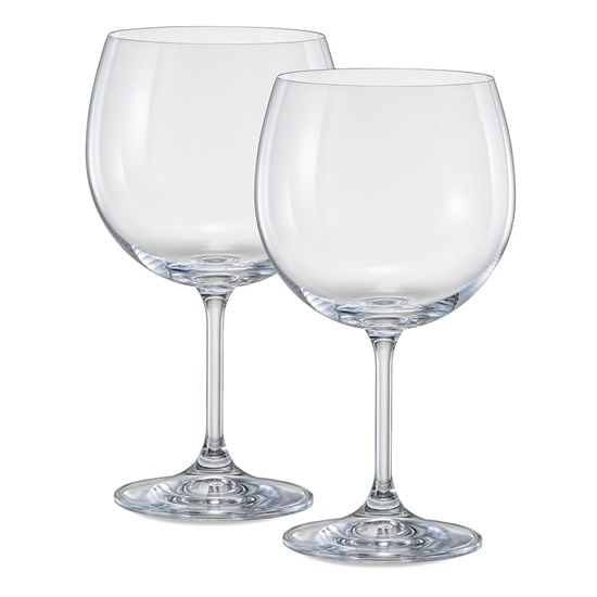 Encontraproduto.com.br - Conjunto de Taças para Gin Bohemia Anna 600 ml em Cristal - 2 Peças