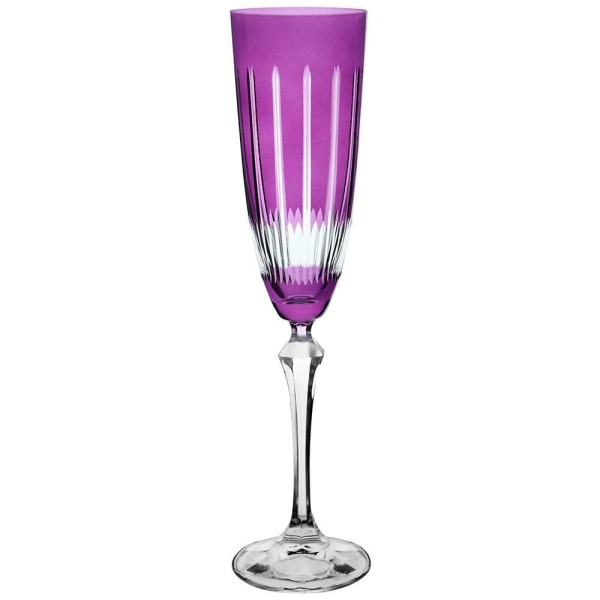 Encontraproduto.com.br - Taça para champanhe em cristal LHermitage Elizabeth 200ml violeta