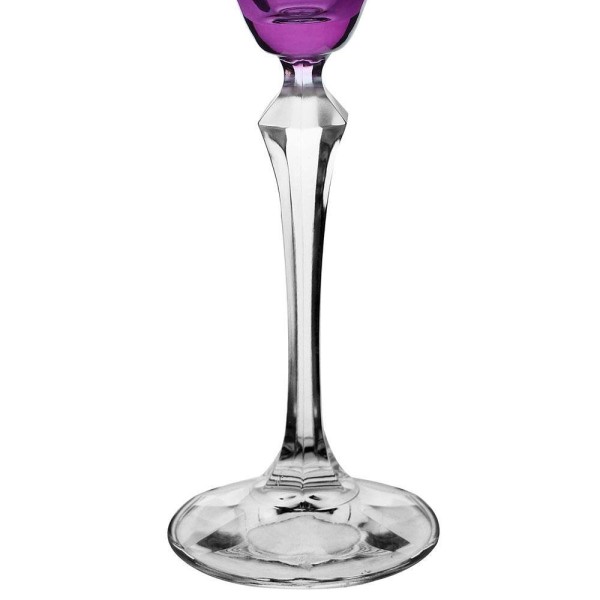 Encontraproduto.com.br - Taça para champanhe em cristal LHermitage Elizabeth 200ml violeta