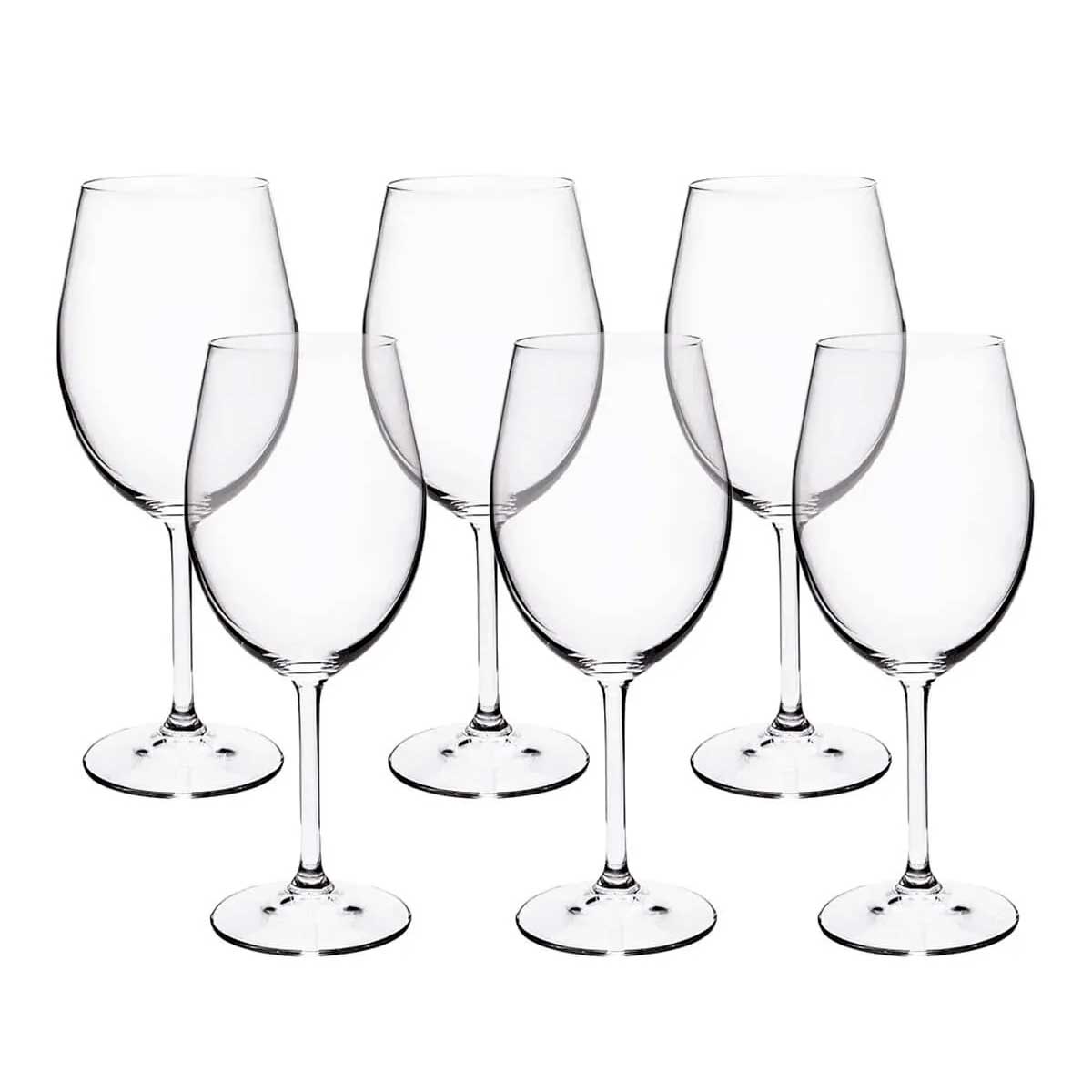 Encontraproduto.com.br - Jogo de taças para água Bohemia Gastro 580ml 6 peças