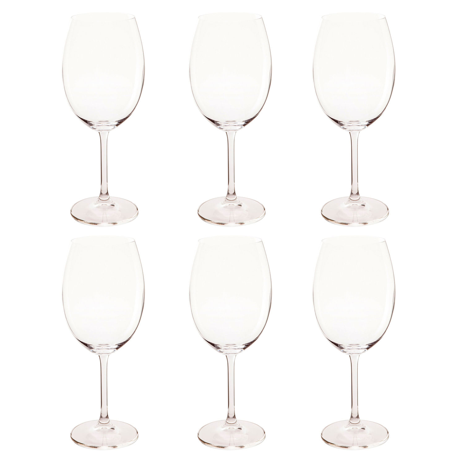 Encontraproduto.com.br - Jogo de taças para água Bohemia Gastro 580ml 6 peças