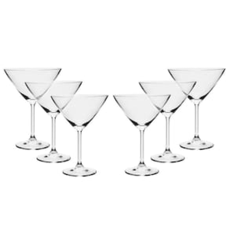 Jogo de 6 Taças Gastro Bohemia para Martini em Cristal Ecológico - 280ml