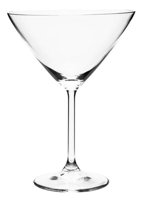 Jogo de 6 Taças Gastro Bohemia para Martini em Cristal Ecológico - 280ml