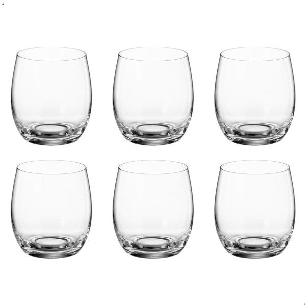 Encontraproduto.com.br - Jg 6 Copos Whisky Pollo/mergus Cristal Ecológico 410ml